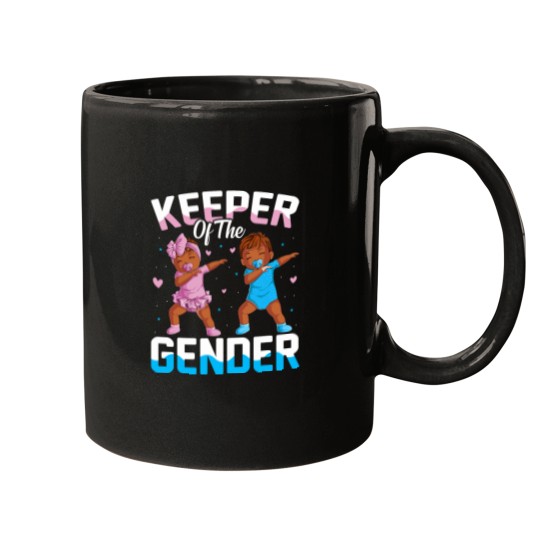 Discover Keeper of the Gender Baby Party Gender Reveal Announcement Mugs