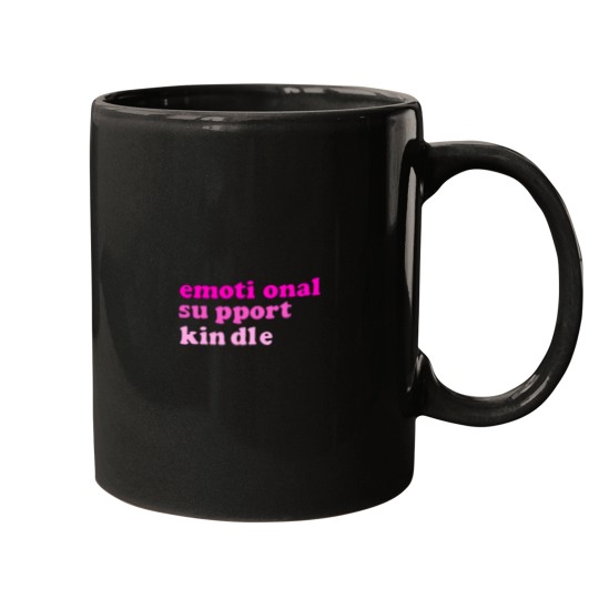 Discover Pink Emotional Support Kindle Mugs