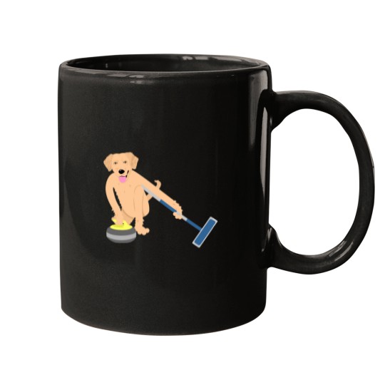 Discover Golden Retriever Curling Classic Mugs