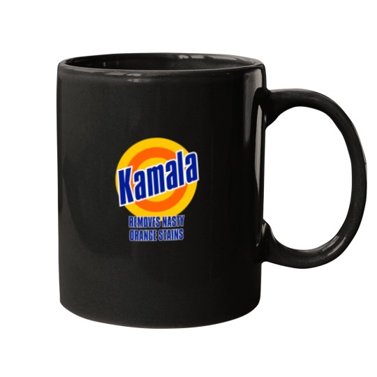Discover Kamala "Removes Nasty Orange Stains" DTG 190gsm Men's Mugs