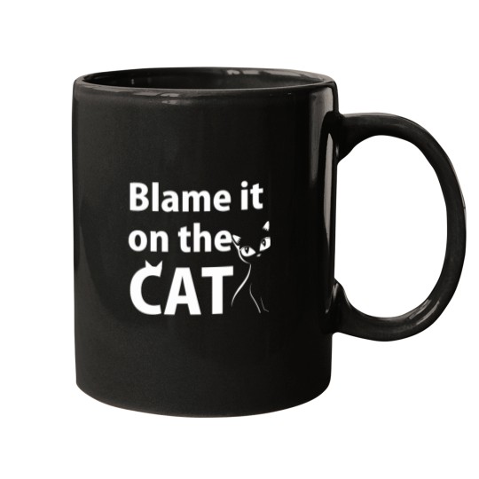 Discover Blame it on the Cat Funny Dog Lovers Mugs