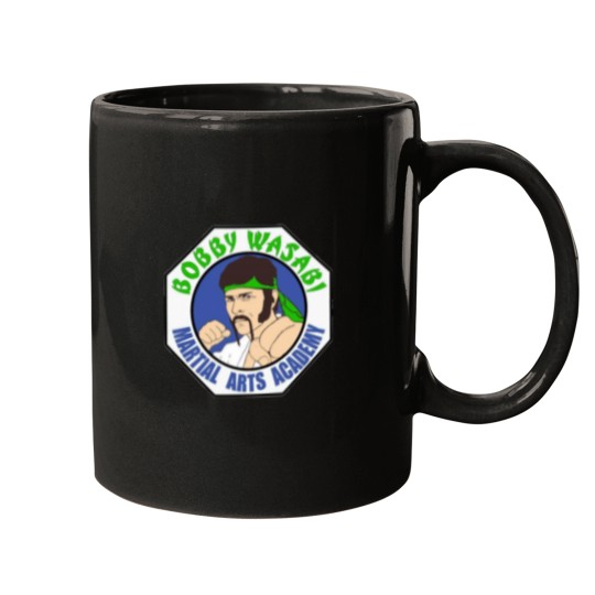 Discover Bobby wasabi martial arts academy logo Mugs