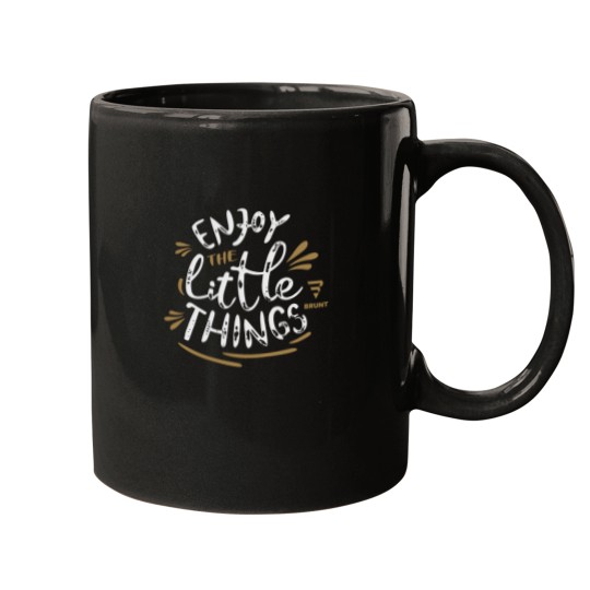 Discover Enjoy the Little Things. Creative typography Classic Mugs