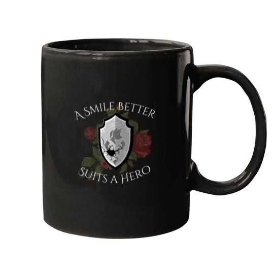 Discover A Smile Better Suits A Hero Mugs
