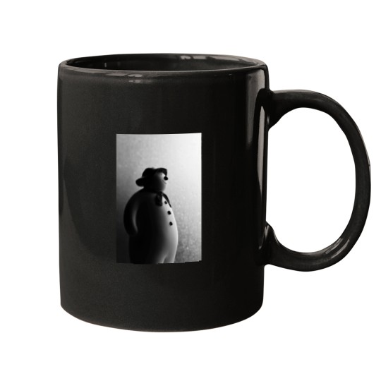 Discover Black & White Christmas Photograph The Snowman Raymond Briggs Mugs