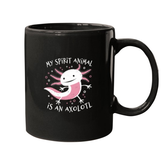 Discover Cute Amphibian - My Spirit Animal Is An Axolotls Classic Mugs