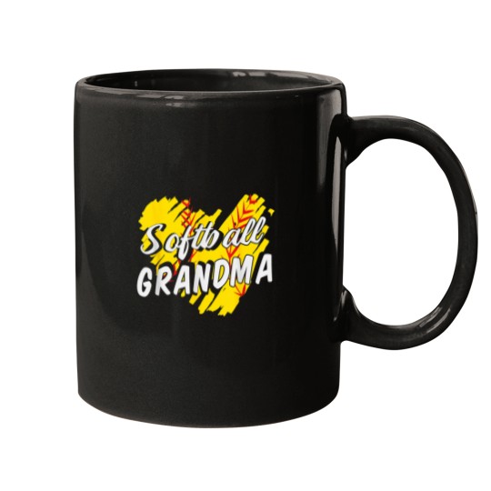Discover Softball Grandma Softball Designs For Women Grandparents Mugs