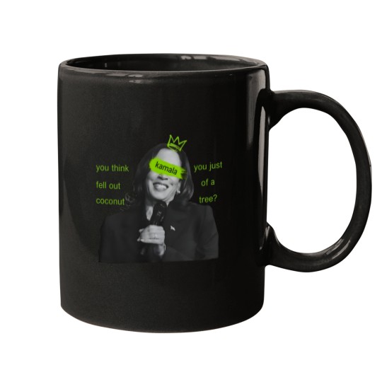 Discover kamala harris brat Mugs, kamala charli xcx brat Mugs, kamala meme Mugs