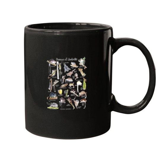 Discover Possumss of Australia (with names) Mugs