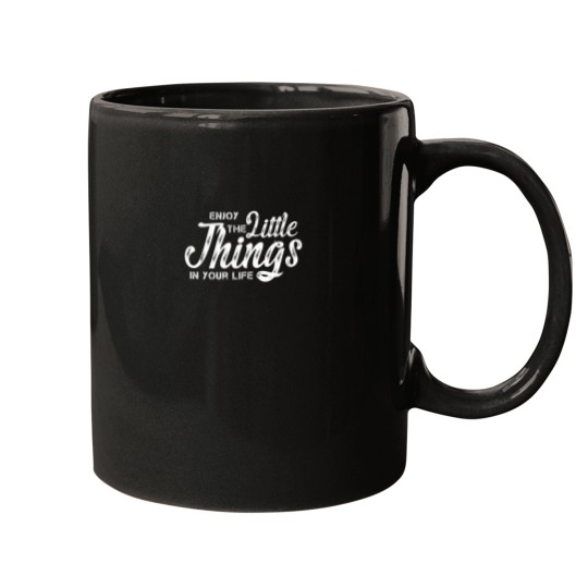 Discover Enjoy the little things in your life Classic Mugs