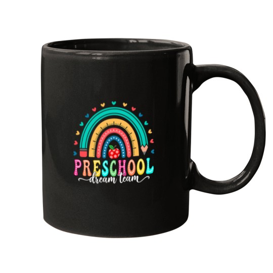 Discover Preschool Dream Team Pencil Happy First Day Of School Mugs