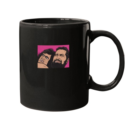 Discover Samurai Cop Fight Scene Mugs