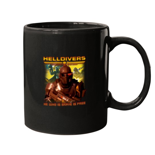 Discover Helldivers Vintage 90s Mugs, Helldivers 2 Mugs, Helldivers Vintage Mugs