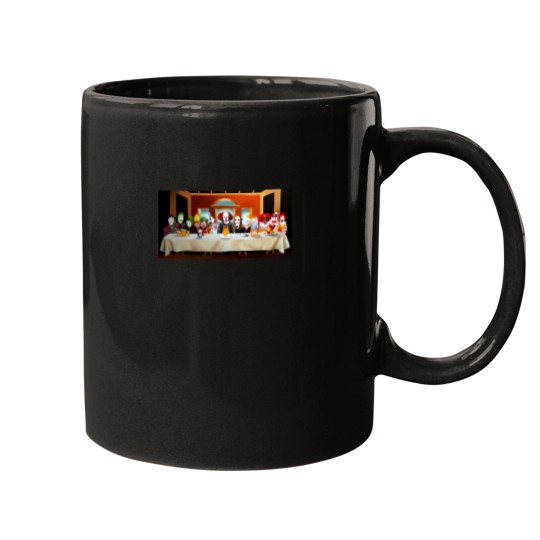 Discover The Last Supper Clown Parody Mugs