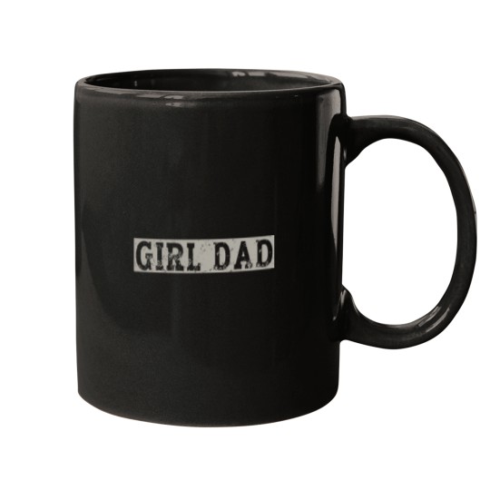 Discover Girl Dad Father of Girls Fathers Day Mugs
