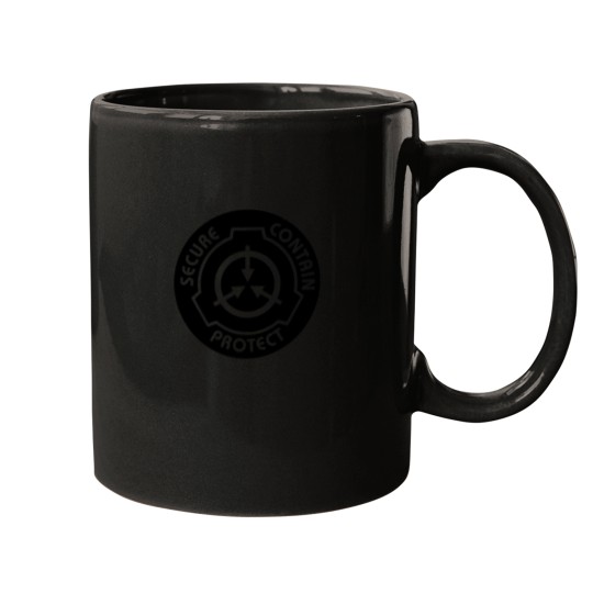 Discover Secure Contain Protect Scp Foundation Emblem Mugs