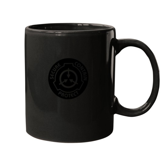 Discover Secure Contain Protect Scp Foundation Emblem Mugs