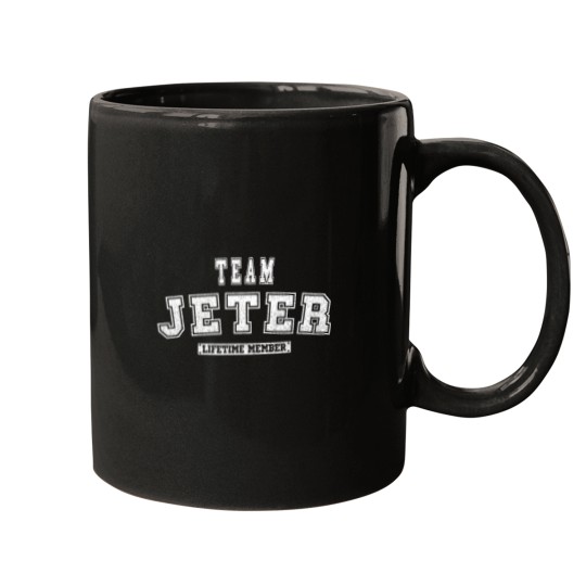 Discover Team JETER Lifetime Member Family Last Name Mugs