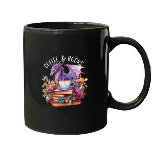 Discover Dragons Coffee Books Bookworm Fantasy Dragon Lover Themed Mugs