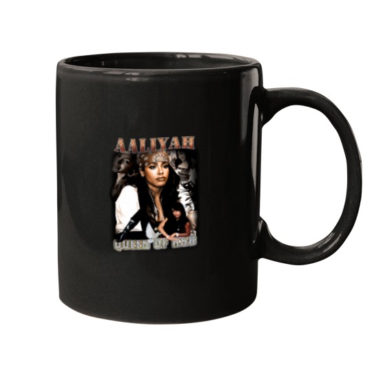 Discover Aaliyah Queen Of R&B Mugs