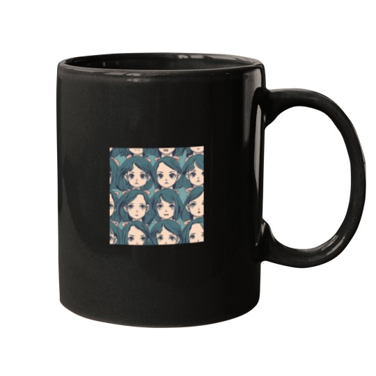 Discover Anime Wifu FaceAnime Wifu Face Pillow Mugs