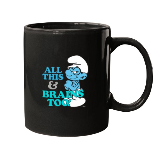 Discover The Smuurfs All This And Brains Too Mugs