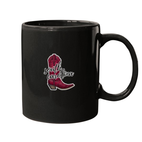 Discover University of South Carolina cowboy boot 1 Mugs