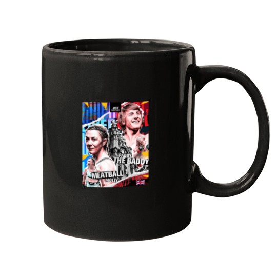 Discover Paddy The Baddy Pimblett amp Molly Meatball McCann UK MMA Stars Mugs