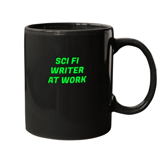 Discover Sci Fi Writer At Work Mugs