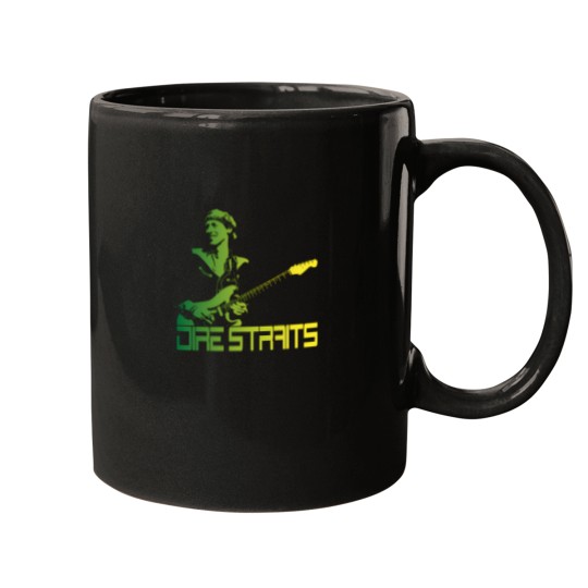 Discover Dire Straits Rock Band Watercolor Art And Designs Mugs
