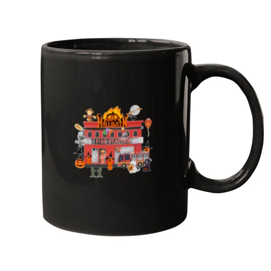 Discover Firefighter Halloween - Firee station Happy Halloween Mugs