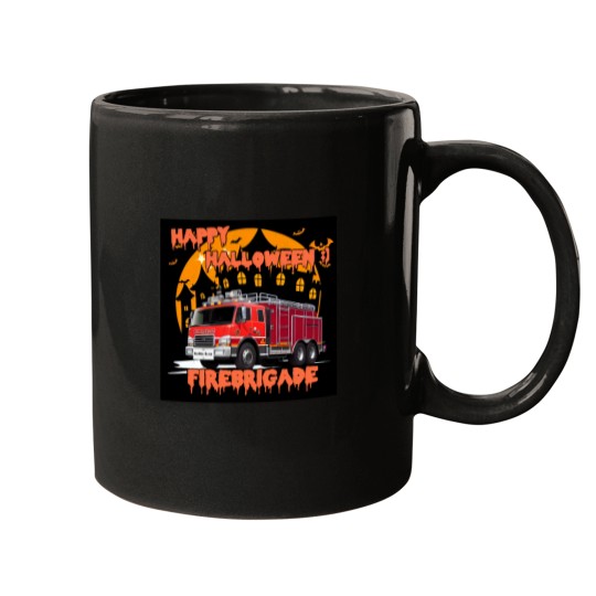 Discover Halloween firebrigade Mugs