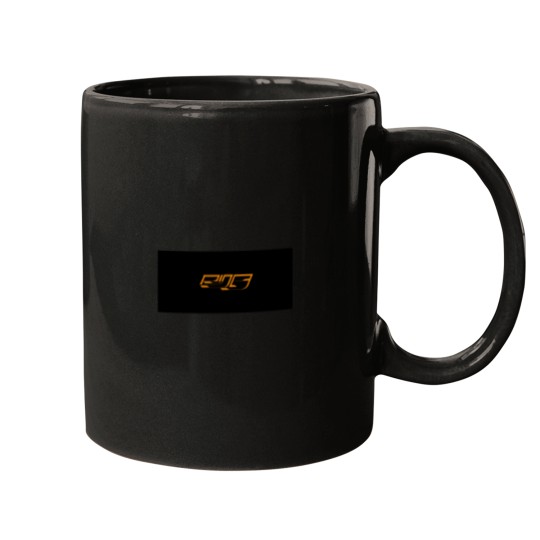 Discover Orange Rina Sawayama Logo Merch Mugs