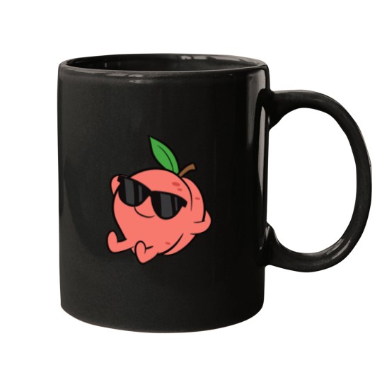 Discover Cute Peach Fruit Relaxing Lazy Peach Mugs