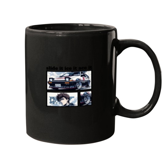 Discover R34 Skyline GTR Sticker_1 Mugs