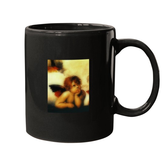 Discover Raffaello Sanzio da Urbino Sistine Madonnaangel 1 15131514. Mugs