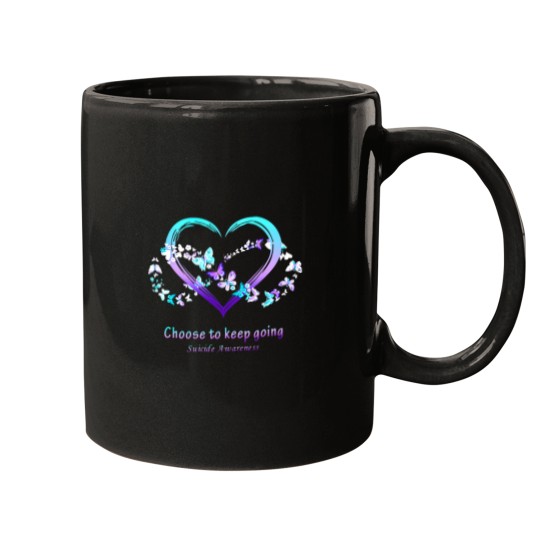 Discover choose to keep going suicidess awareness Essential Mugs