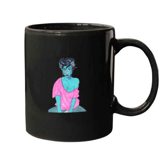 Discover 80'S Blue Cat Lady Mugs