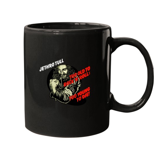 Discover jethro tull black too old to rock n roll 2022 persada Essential Mugs