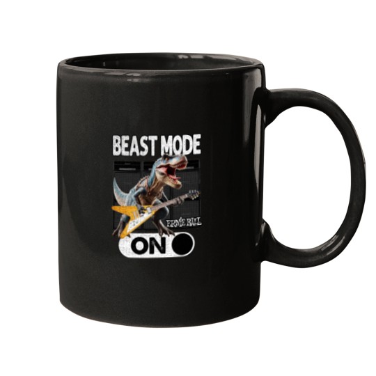 Discover Beast Mode ON Guitarist | Ernie Ball | Funny and Humor Musicians t-shirt Mugs