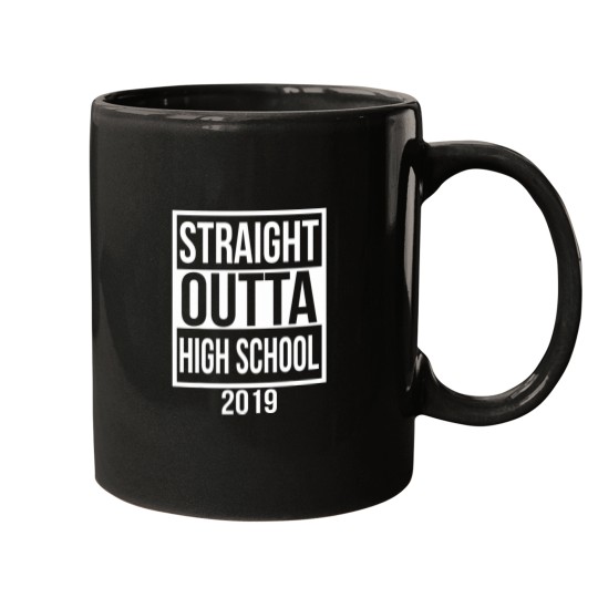 Discover Funny Straight Outta High School 2019 Graduation 2019 T Mugs