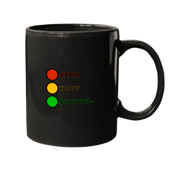 Discover Stop wait siuuu Cristiano ronaldo suiii Essential Mugs
