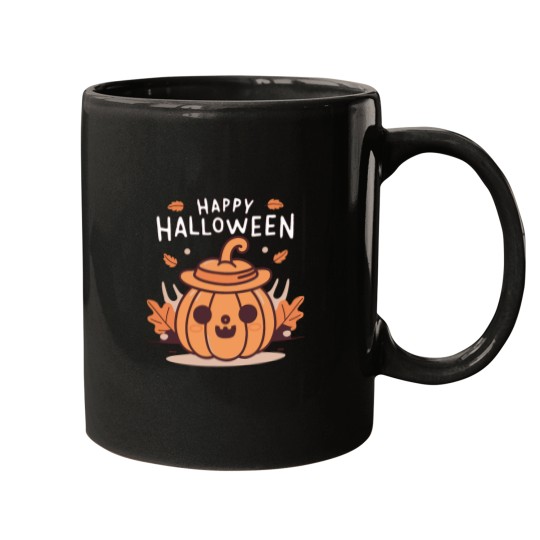 Discover happy halloween, cute pumpkin Mugs