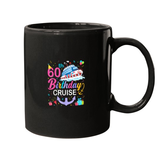 Discover 60th Birthday Cruise 60 Years Old Cruising Crew Mugs