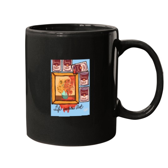 Discover Art is a weird soup Active Mugs