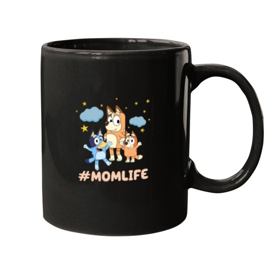 Discover Mom Life Mugs featuring BlueyDad & Family