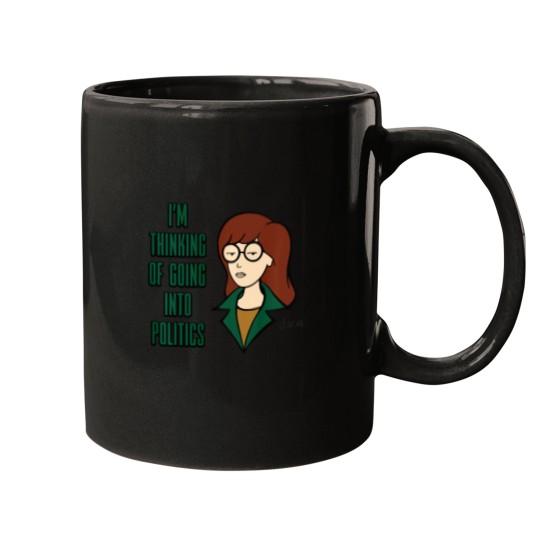 Discover Mademark x Daria Im Thinking of Going Into Politicsss Pullover Hoodie Mugs
