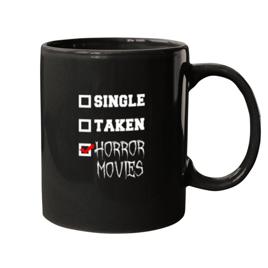 Discover Single Taken Horror Movies Horror Fan Mugs