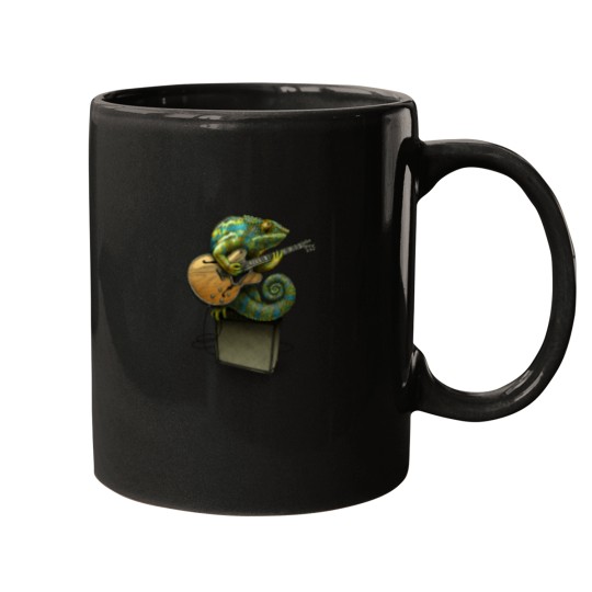 Discover Chameleon Plays the Blues... plus a few other colors Mugs