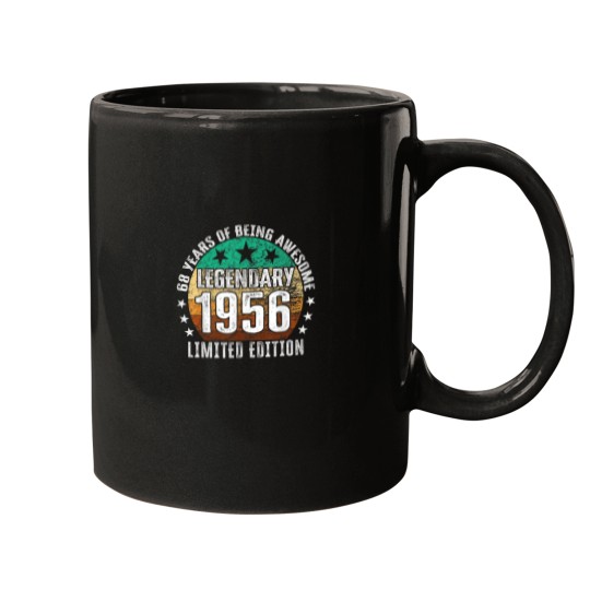 Discover 68th Birthday Limited Edition Born in 1956 Mugs